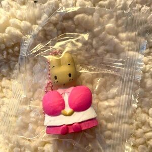 Cute marooncream Keychain Charm